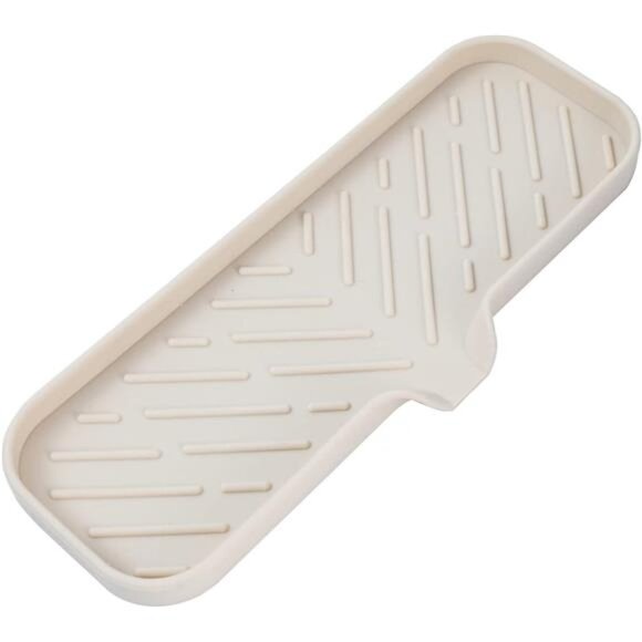 Silicone Bathroom Soap Dishes with Drain Spout-Bathroom and Kitchen Sink - Picture 1 of 7